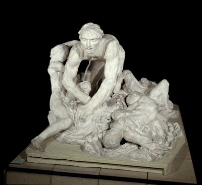 Ugolin Ugolin (kreivi Ugolino della Gherardesca), Pisan tyranni ja isänmaan petturi neljän lapsensa ympäröimänä. Helvetissä esille tuotu hahmo Dante Alighierin (1265-1321) "jumalaisessa komediassa" (La Divina Commedia). Auguste Rodin veistos tekijältä Auguste Rodin