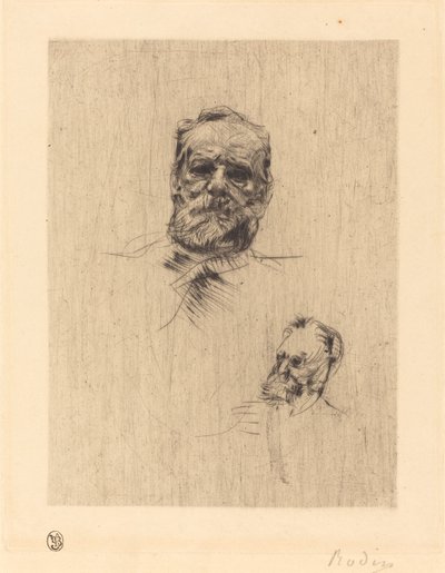Victor Hugo, De Face tekijältä Auguste Rodin