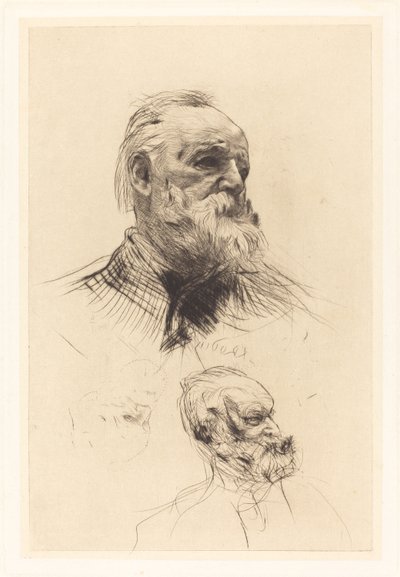 Victor Hugo, De Trois Quarts tekijältä Auguste Rodin