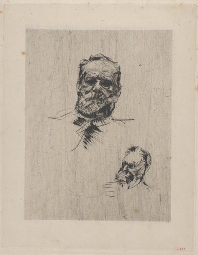 Victor Hugo koko kasvot, 1885. tekijältä Auguste Rodin