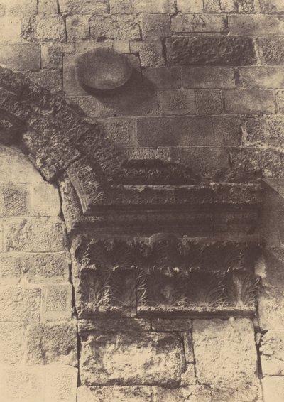 Jerusalem. Enceinte du Temple. Détails de la Porte dorée tekijältä Auguste Salzmann