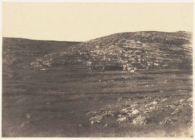 Jerusalem. Juutalainen hauta kolme mailia Jerusalemista luoteeseen. tekijältä Auguste Salzmann