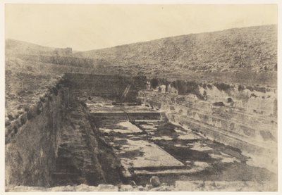 Jerusalem. Salomonin altaat. Yksityiskohdat tekijältä Auguste Salzmann