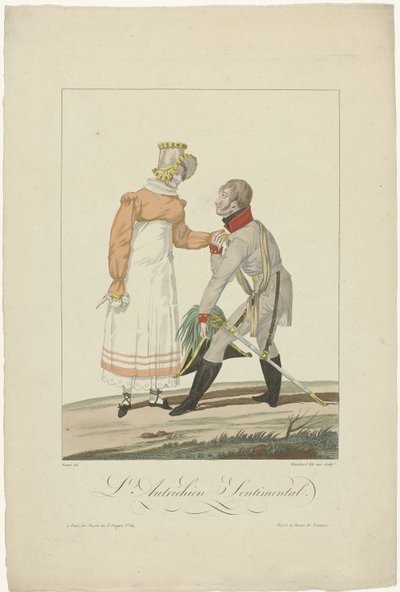 Liittoutuneet Pariisissa vuonna 1815: Itävallan sentimental tekijältä Auguste Thomas Marie Blanchard