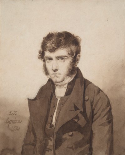 Nimetön (Taiteilijan muotokuva tekijältä Auguste Xavier Leprince