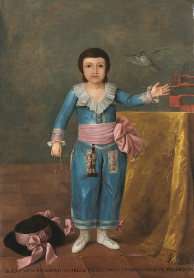 Juan Maria Osorion muotokuva, noin 1786 (öljy kankaalle). tekijältä Augustin Esteve y Marques