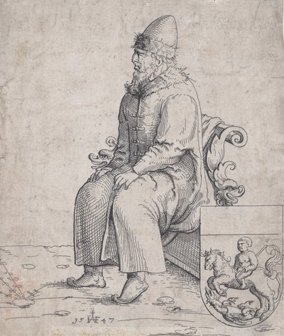 Basil Basilius, Venäjän suurruhtinas, 1547. tekijältä Augustin Hirschvogel