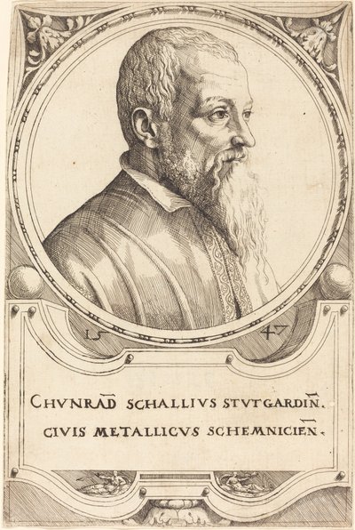 Conrad Schall, 1547. tekijältä Augustin Hirschvogel