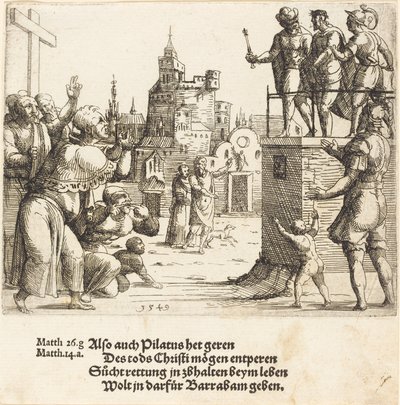 Katso mies, 1549 tekijältä Augustin Hirschvogel