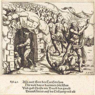Helvetin riipaiseva, 1547. tekijältä Augustin Hirschvogel