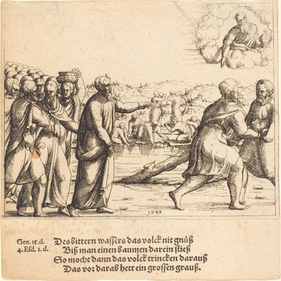 Herra makeuttaa Maran vedet, 1548. tekijältä Augustin Hirschvogel