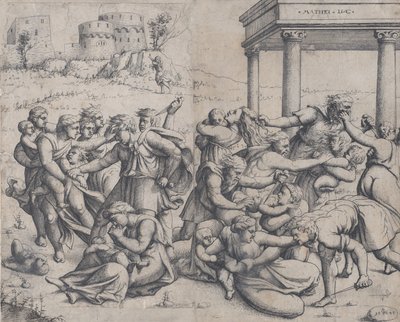 Viattomien verilöyly, 1545. tekijältä Augustin Hirschvogel