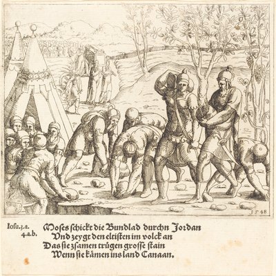 Les dotze pedres i les aigües del Jordà estan dividides en finlandès tekijältä Augustin Hirschvogel