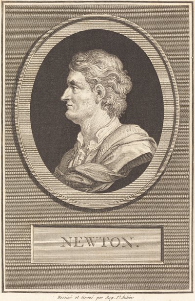 Isaac Newton tekijältä Augustin de Saint Aubin