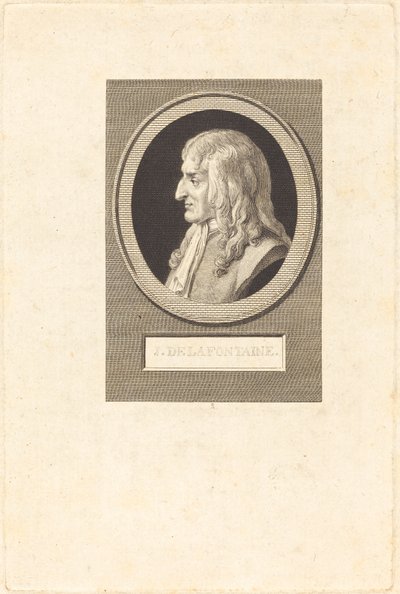 Jean de La Fontaine tekijältä Augustin de Saint Aubin