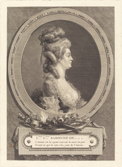 Louise Emilie ***:n paronitar tekijältä Augustin de Saint Aubin