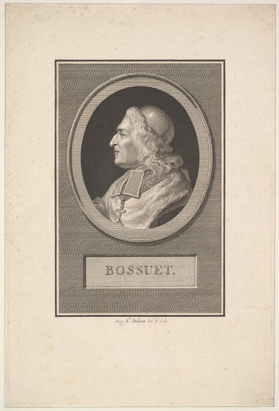 Bossuetin muotokuva, 1803. tekijältä Augustin de Saint Aubin