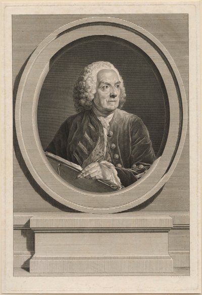 Louis de Silvestren muotokuva tekijältä Augustin de Saint Aubin