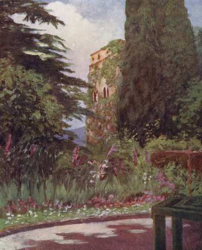 Palazzo Ruffolon puutarha, Ravello (värilitro) tekijältä Augustine Fitzgerald