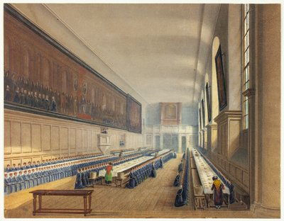 Kristuksen sairaalan sali tekijältä Augustus Charles Pugin