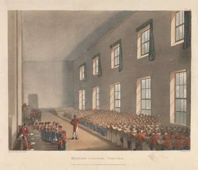 Military College, Chelsea tekijältä Augustus Charles Pugin