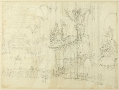 Tutkimus Guild Hallille, Microcosm of London tekijältä Augustus Charles Pugin
