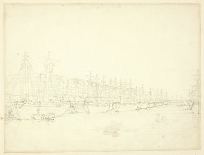 Tutkimus West India Docksille, Microcosm of London tekijältä Augustus Charles Pugin