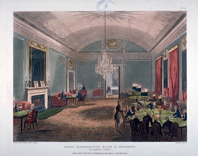 The Great Subscription Room, Brooks