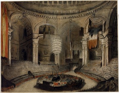 Lordi Horatio Nelsonin (1758-1805) hautajaiset Saint Paul