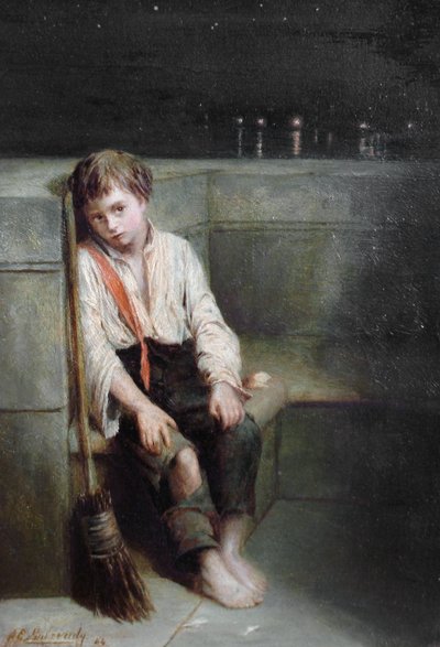 A London Jo - päivän loppu tekijältä Augustus Edwin Mulready