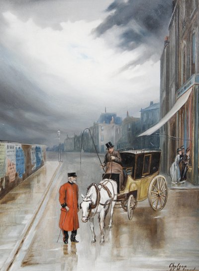 Sateen jälkeen - Chelsea tekijältä Augustus Edwin Mulready