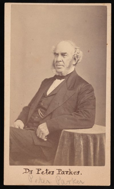 Peter Parkerin muotokuva 1804-1888, 1869. tekijältä Augustus Marshall