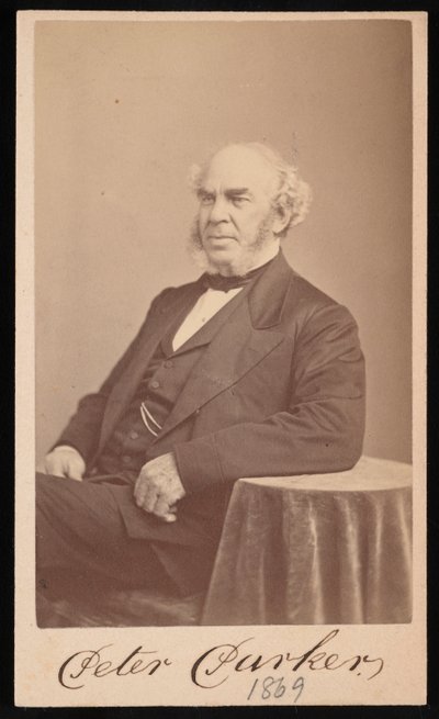 Peter Parkerin muotokuva 1804-1888, 1869. tekijältä Augustus Marshall