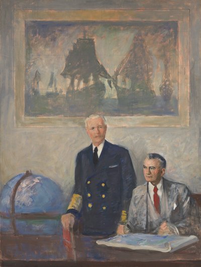 Korkea komento - oikea paneeli, 1947-1949. tekijältä Augustus Vincent Tack