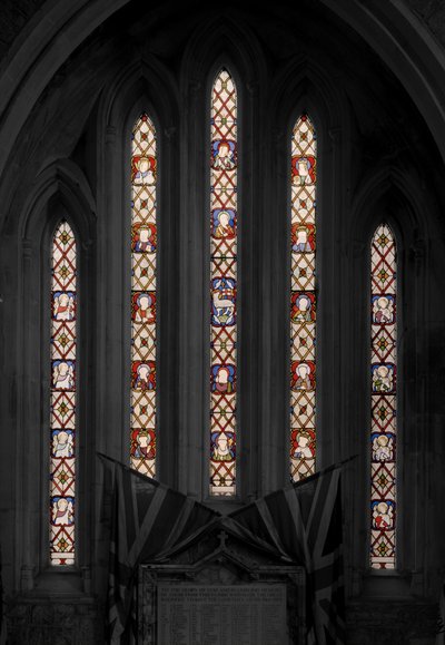 Karitsan palvonta, 1850 (lasimaalauksia) tekijältä Augustus Welby Northmore Pugin