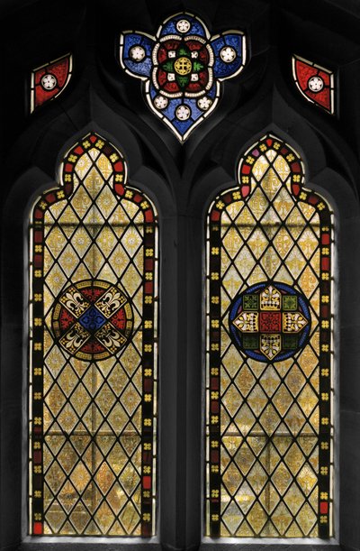 Luostarin ikkuna, 1846 (lasimaalauksia) tekijältä Augustus Welby Northmore Pugin