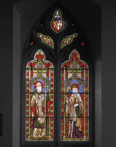 Canterburyn Pyhä Tuomas ja Pyhä Osith, 1847 (lasimaalaukset) tekijältä Augustus Welby Northmore Pugin