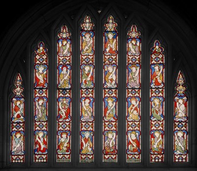 Te Deum, 1850 (lasimaalauksia) tekijältä Augustus Welby Northmore Pugin