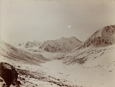 Oksuksen lähteen jäätikkö Wakhjirista käsin tekijältä Aurel Stein