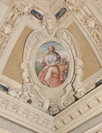Kevät (fresko) tekijältä Aurelio Busso