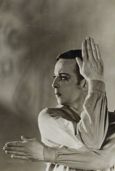 Robert Helpmannin (1909-86) postikortti elokuvassa The Wanderer 1941 tekijältä Australian Photographer