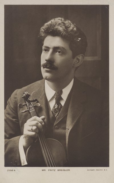Fritz Kreisler, itävaltalainen viulisti ja säveltäjä tekijältä Austrian Photographer