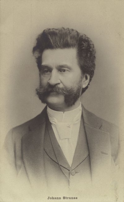 Johann Strauss II:n muotokuva tekijältä Austrian Photographer