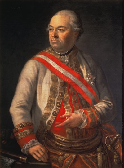 Kreivi Andreas Hadik von Futak (1710-90), Itävallan armeijan komentaja kampanjassa Turkkia vastaan vuonna 1789 tekijältä Austrian School