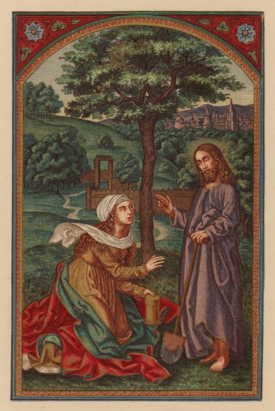 Jeesus sanoo hänelle: Maria! (kromoliitti) tekijältä Austrian School