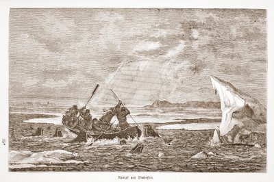 Taistelu mursun kanssa, 1876 tekijältä Austrian School