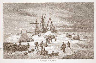 Poistuminen Tegetthoffista, 1876 tekijältä Austrian School