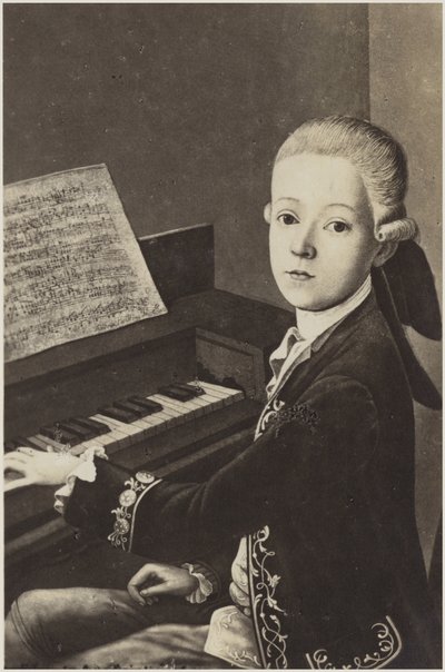 Wolfgang Amadeus Mozartin muotokuva tekijältä Austrian School