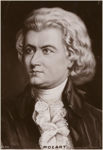 Wolfgang Amadeus Mozartin muotokuva tekijältä Austrian School