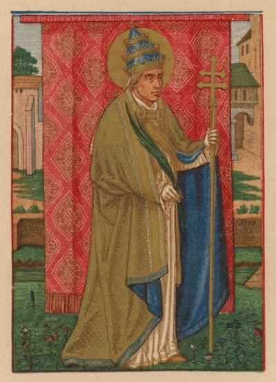 S Clemens Papa (chromolitho) tekijältä Austrian School